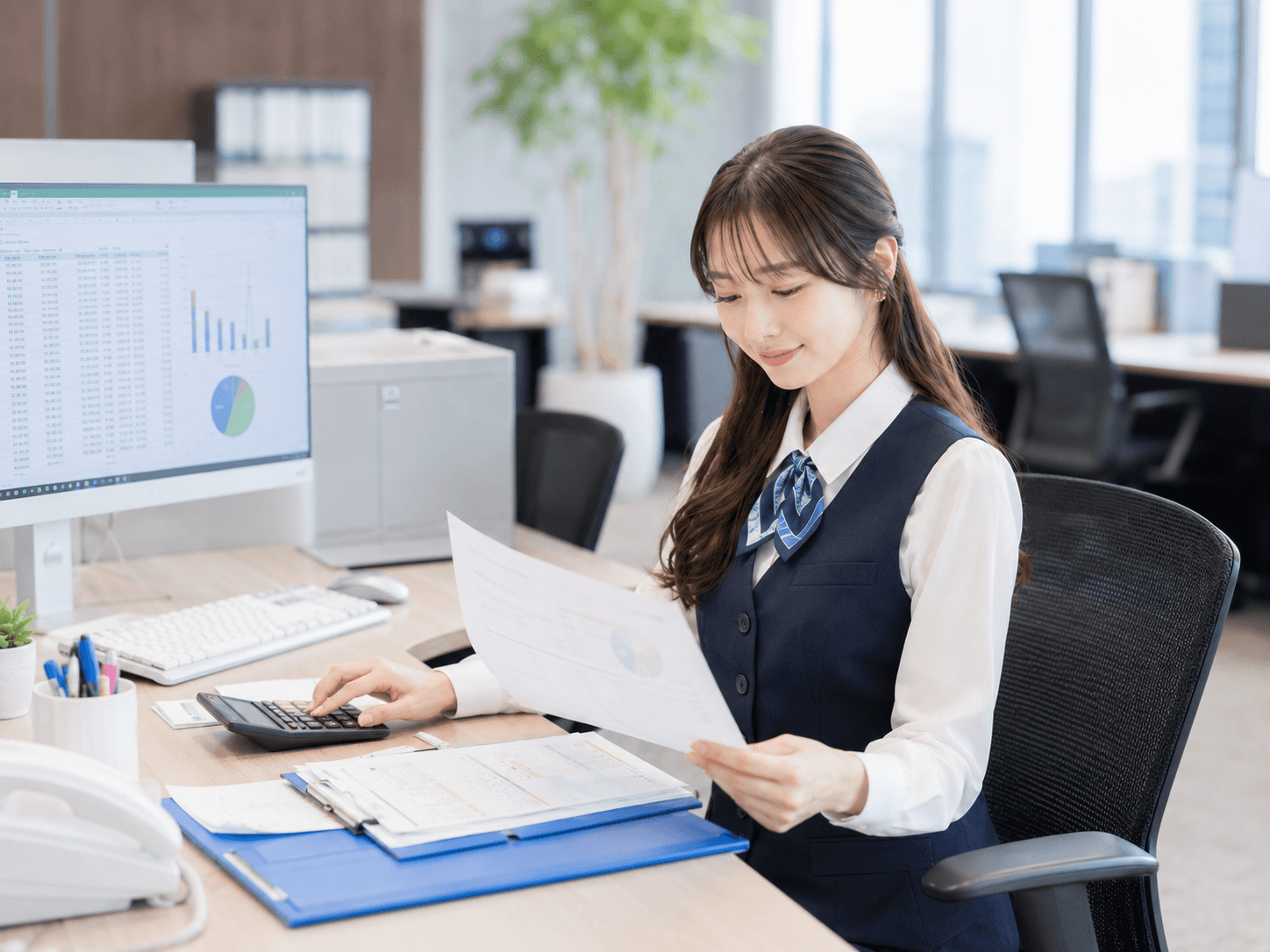 不動産会社で経理事務